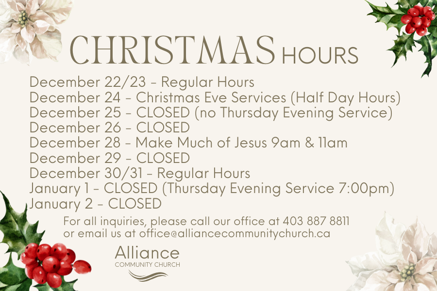 christmas hours